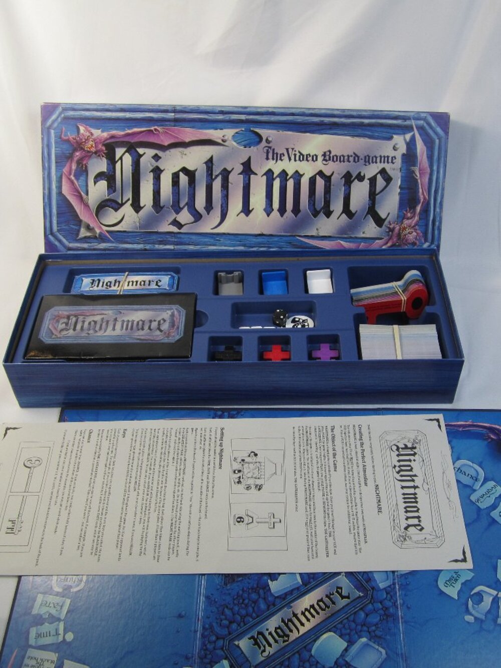 Nightmare The Video Board Game VHS 1991 - Complete - Chieftain - Vintage